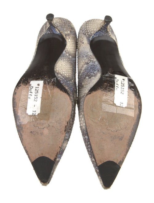 Stuart Weitzman Snakeskin Animal Print Pumps