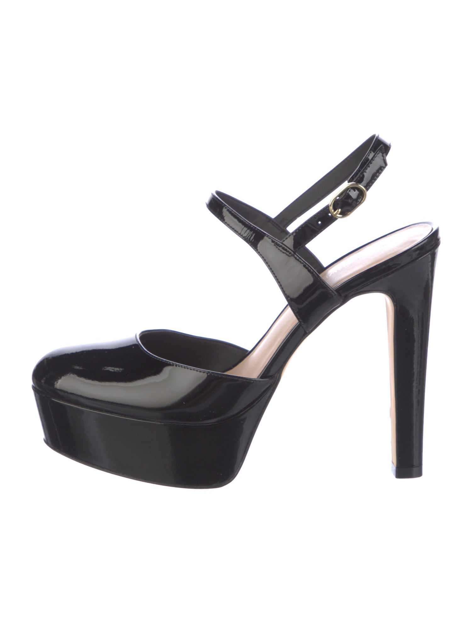 Stuart Weitzman Patent Leather Slingback Pumps
