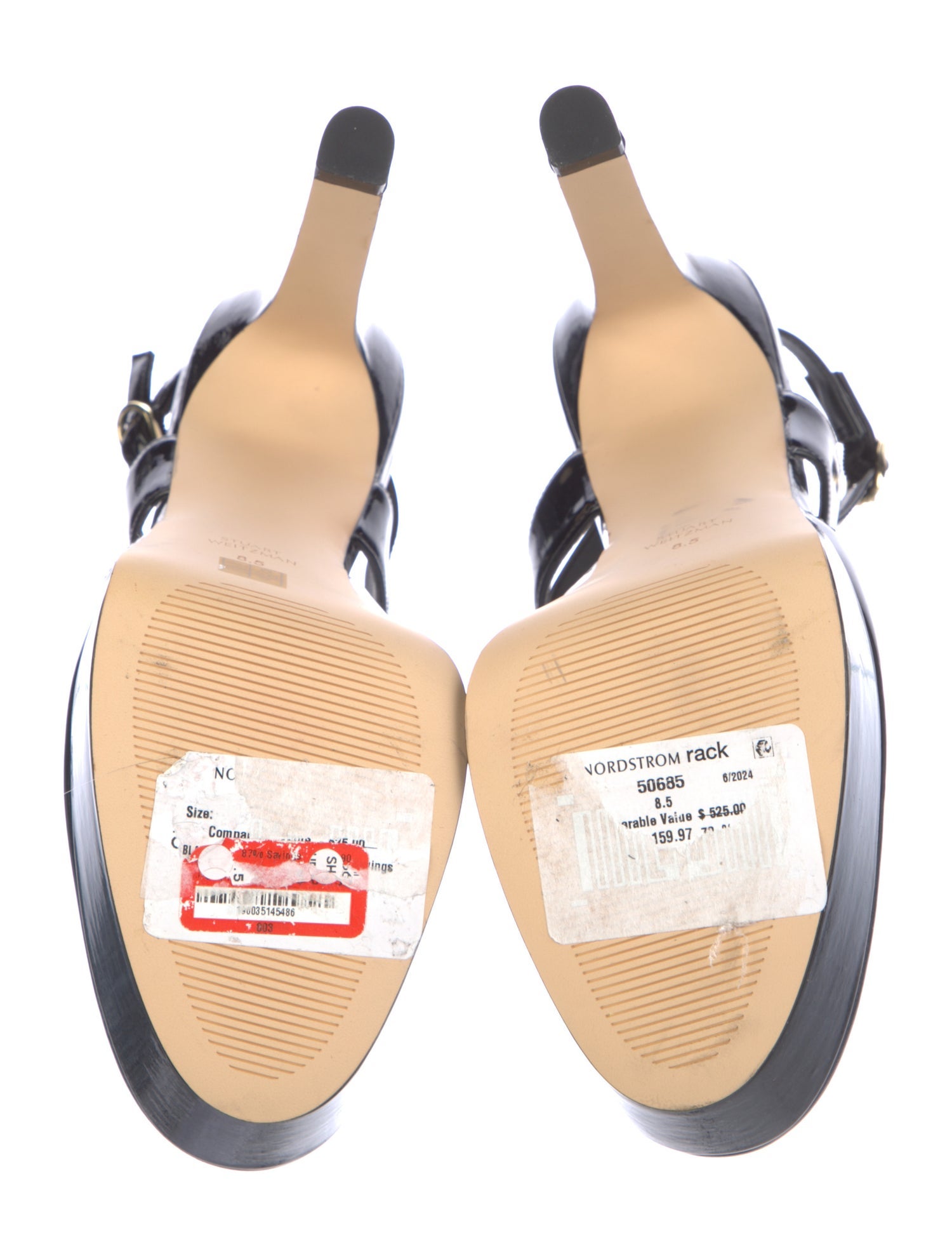 Stuart Weitzman Patent Leather Slingback Pumps