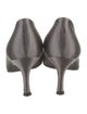 Stuart Weitzman Satin Pleated Accents Pumps