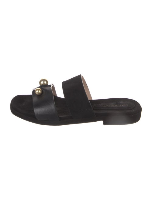 Stuart Weitzman Leather Slides