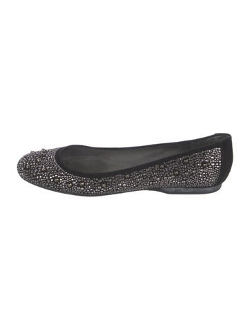Stuart Weitzman Flats Suede Studded Accents US 6.5 |