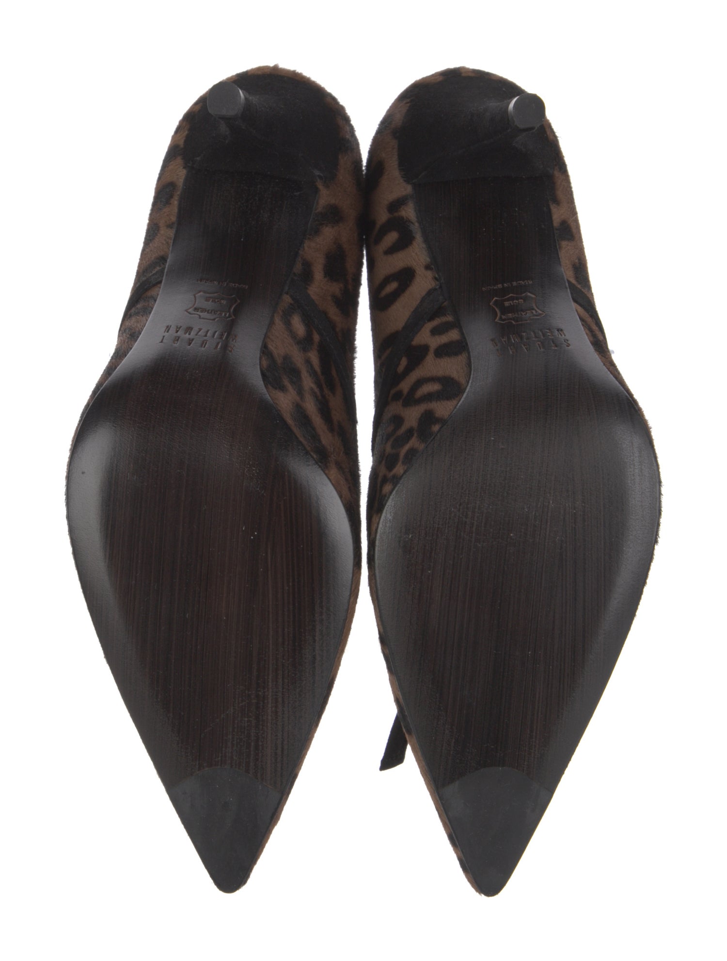Stuart Weitzman Ponyhair Animal Print Pumps