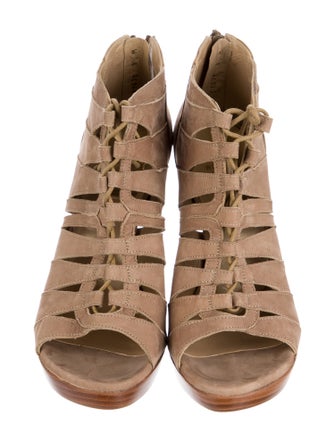 Stuart Weitzman Suede Gladiator Sandals
