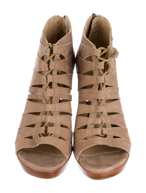 Stuart Weitzman Suede Gladiator Sandals