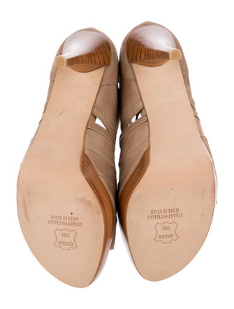 Stuart Weitzman Suede Gladiator Sandals