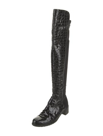 Stuart Weitzman Patent Leather Boots