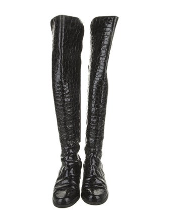 Stuart Weitzman Patent Leather Boots