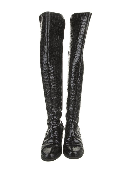 Stuart Weitzman Patent Leather Boots