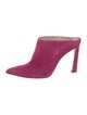 Stuart Weitzman Suede Mules