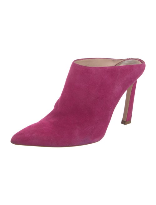 Stuart Weitzman Suede Mules