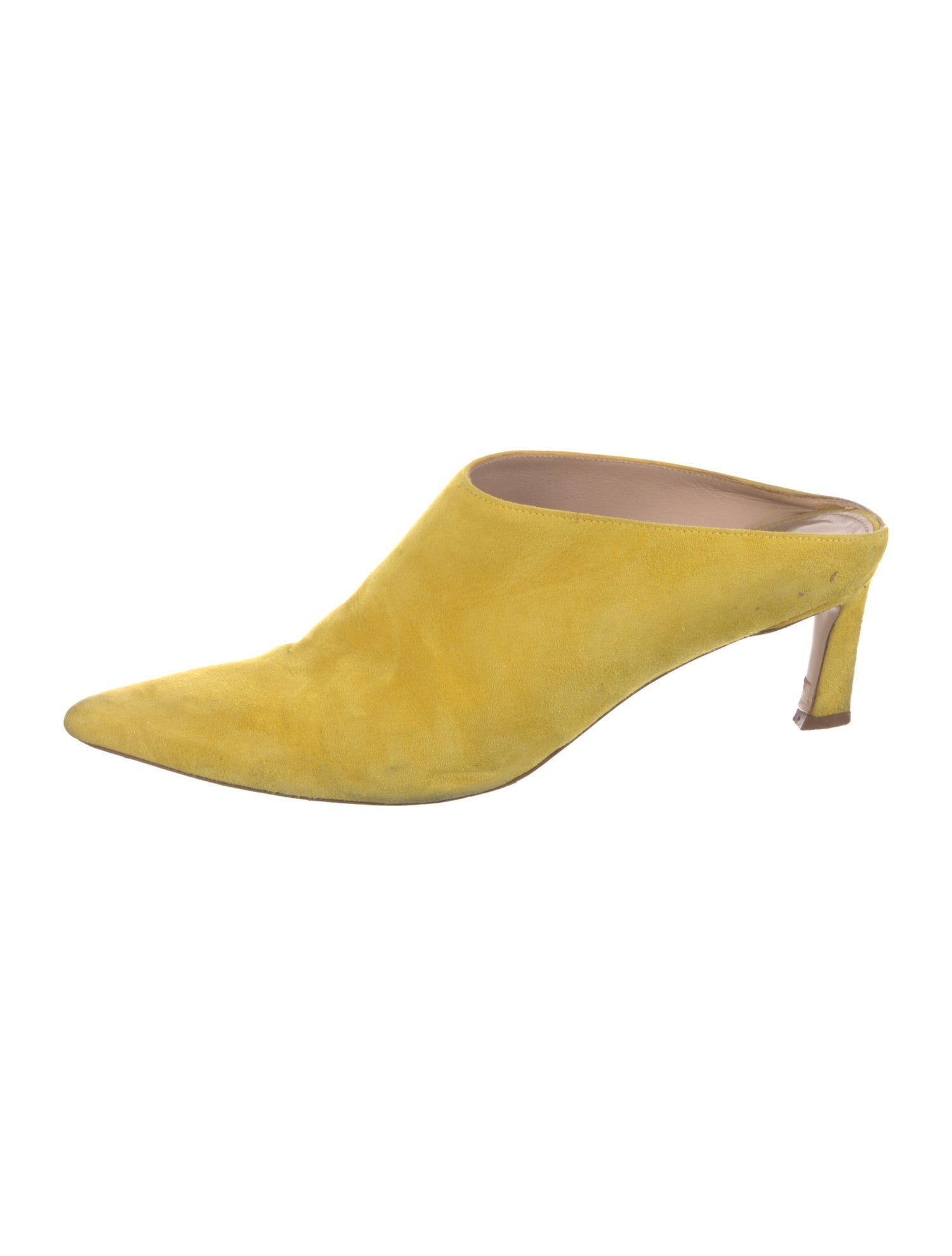 Stuart Weitzman Suede Mules