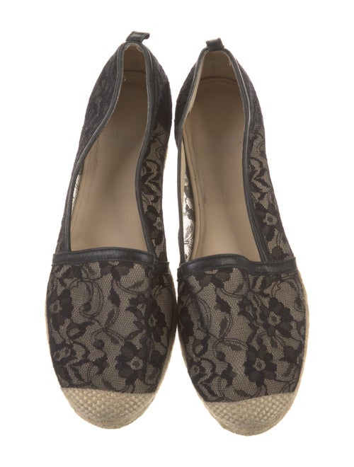 Stuart Weitzman Jute Lace Pattern Espadrilles