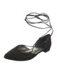 Stuart Weitzman Suede D'Orsay Flats