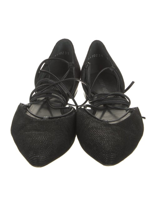 Stuart Weitzman Suede D'Orsay Flats