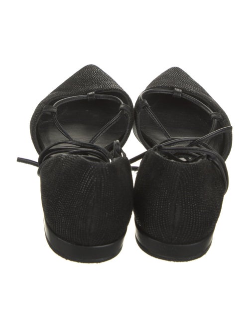 Stuart Weitzman Suede D'Orsay Flats