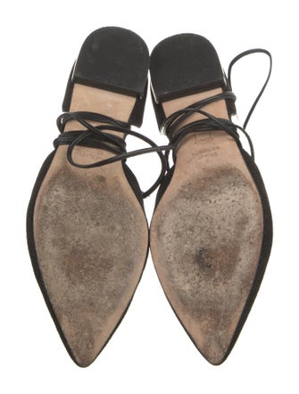 Stuart Weitzman Suede D'Orsay Flats