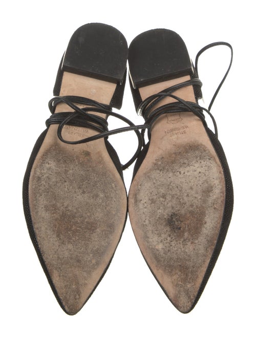 Stuart Weitzman Suede D'Orsay Flats