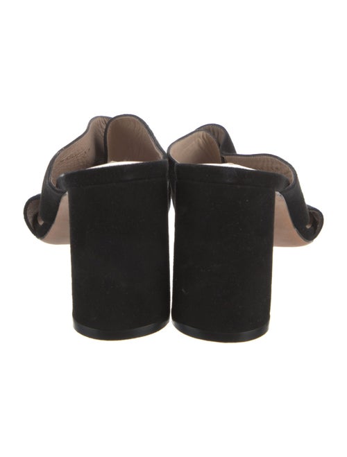 Stuart Weitzman Suede Slides