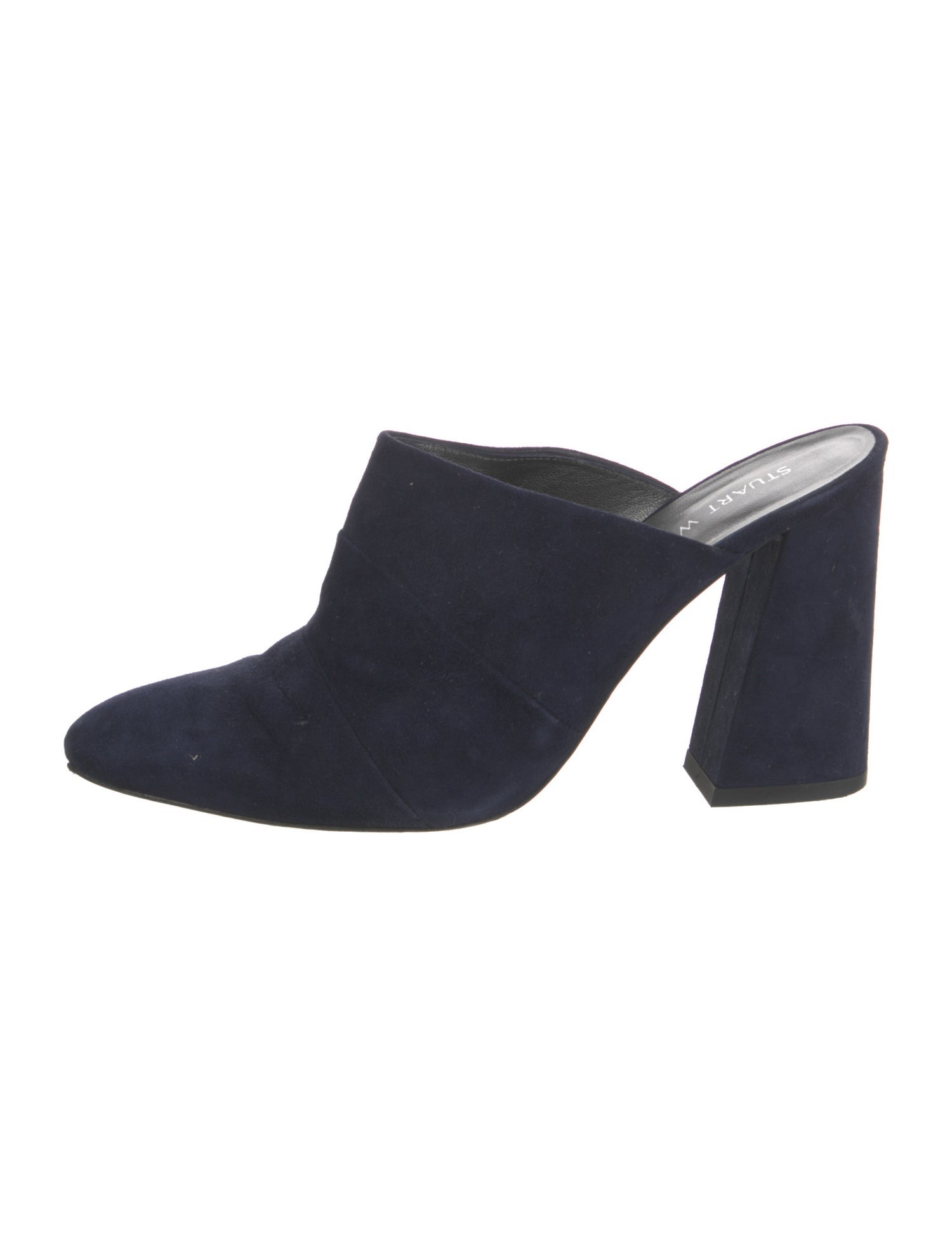 Stuart Weitzman Suede Mules