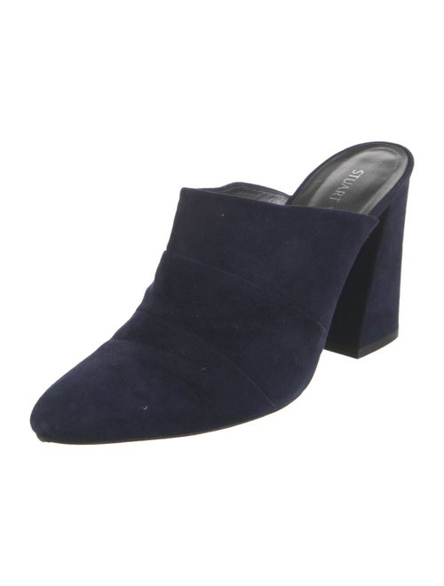 Stuart Weitzman Suede Mules