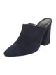 Stuart Weitzman Suede Mules