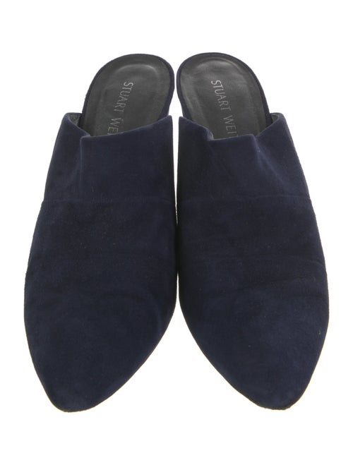 Stuart Weitzman Suede Mules