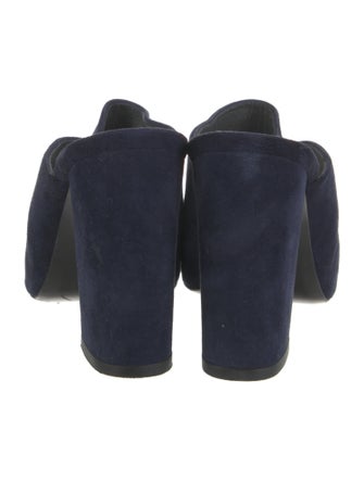 Stuart Weitzman Suede Mules