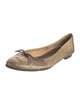 Stuart Weitzman Sequins Bow Accents Ballet Flats