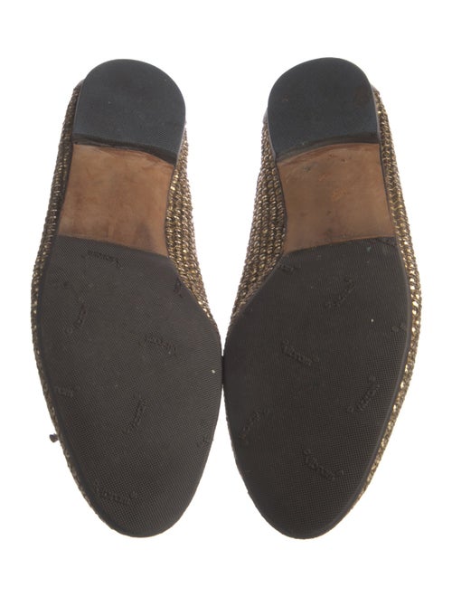 Stuart Weitzman Sequins Bow Accents Ballet Flats