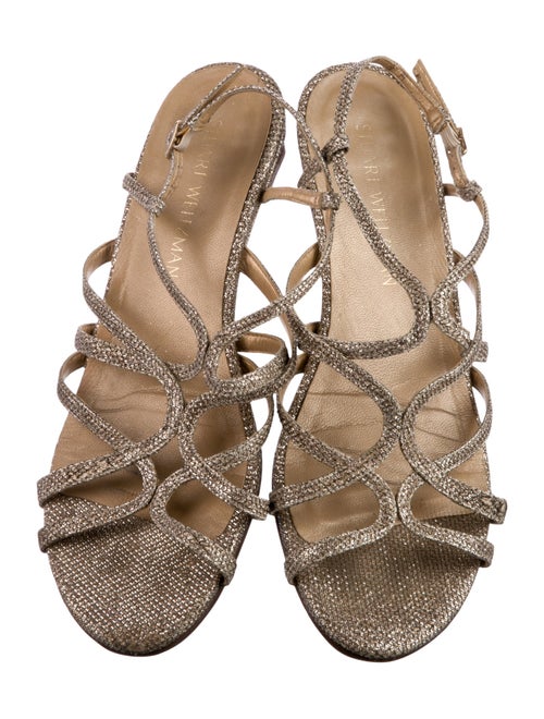 Stuart Weitzman Glitter Glitter Accents Espadrilles