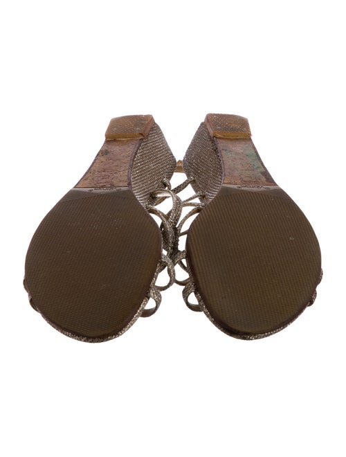 Stuart Weitzman Glitter Glitter Accents Espadrilles