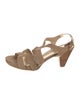 Stuart Weitzman Suede Slingback Sandals