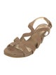 Stuart Weitzman Suede Slingback Sandals