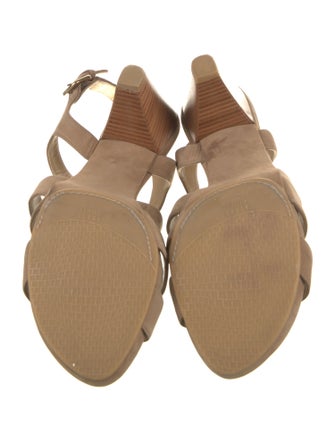 Stuart Weitzman Suede Slingback Sandals