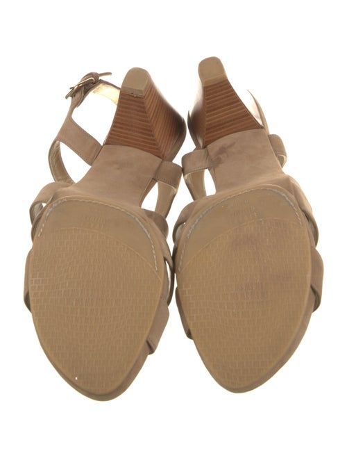Stuart Weitzman Suede Slingback Sandals