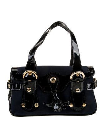 Stuart Weitzman Patent Leather Top Handle Bag