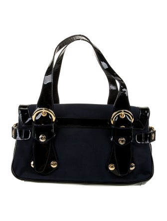 Stuart Weitzman Patent Leather Top Handle Bag