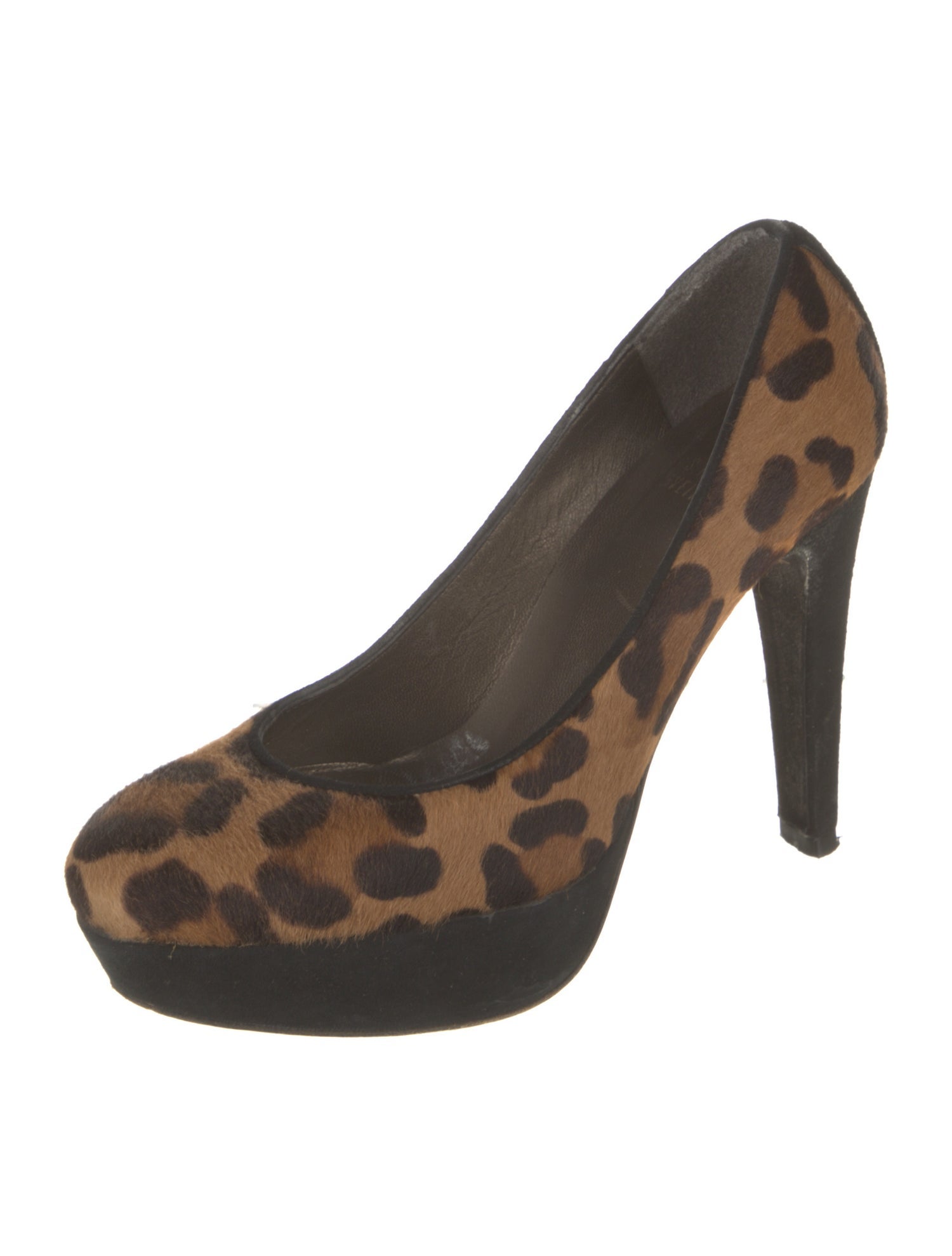 Stuart Weitzman Ponyhair Animal Print Pumps