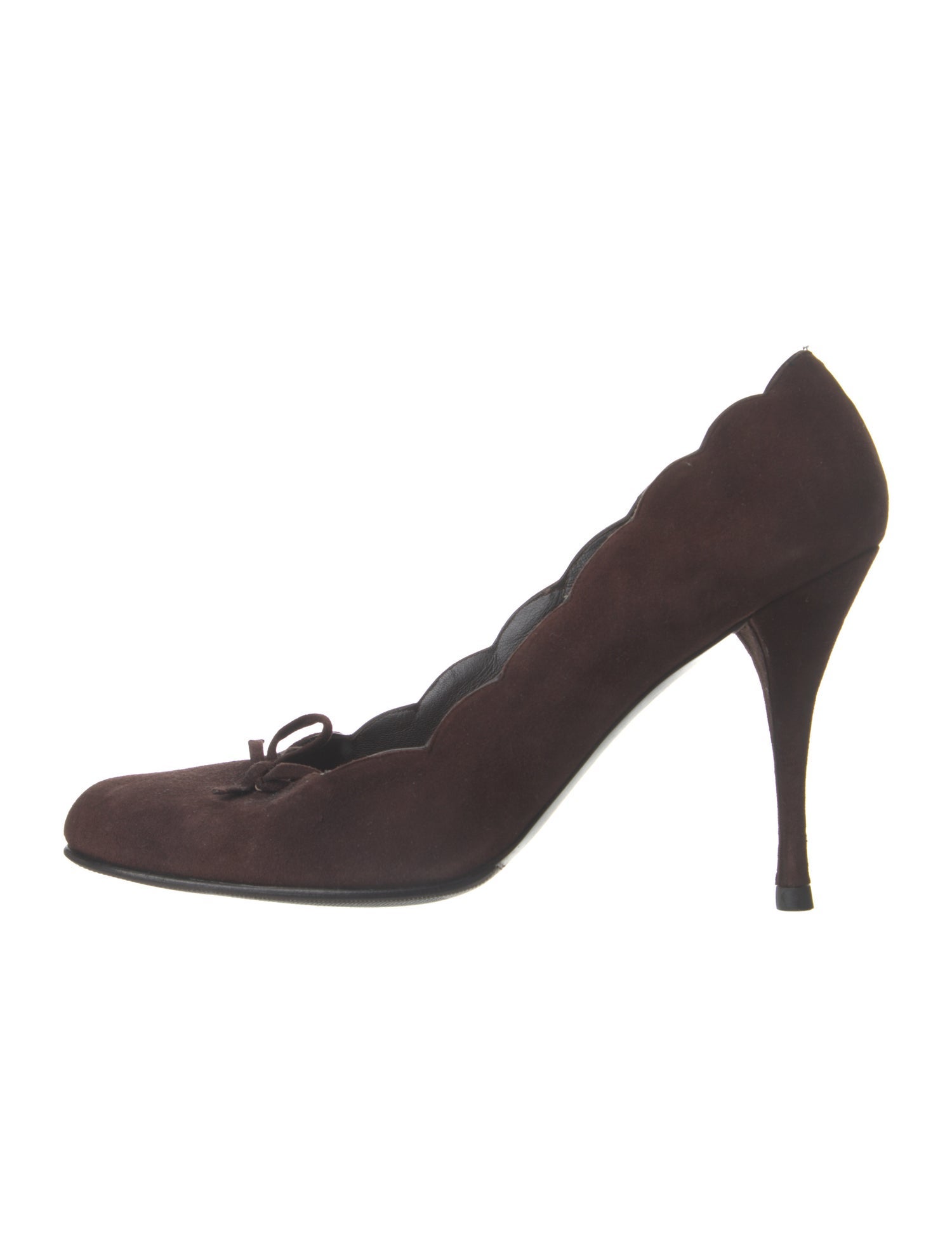 Stuart Weitzman Suede D'Orsay Pumps