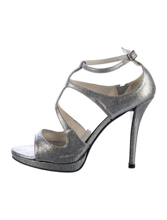 Stuart Weitzman Glitter Sandals