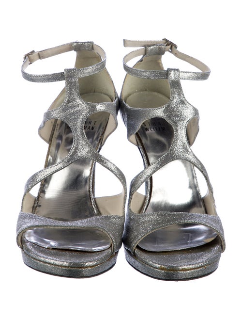 Stuart Weitzman Glitter Sandals