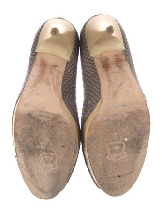 Stuart Weitzman Snakeskin Animal Print Pumps