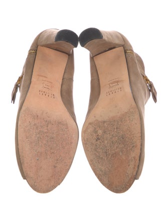 Stuart Weitzman Suede Mules