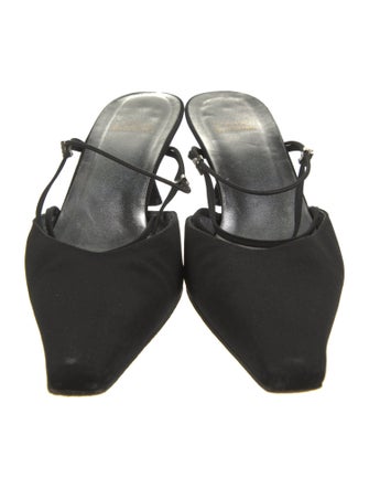 Stuart Weitzman Crystal Embellishments Mules