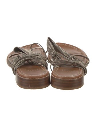 Stuart Weitzman Leather Gladiator Sandals