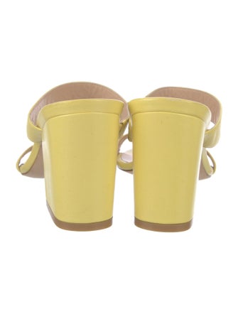 Stuart Weitzman Leather Slides