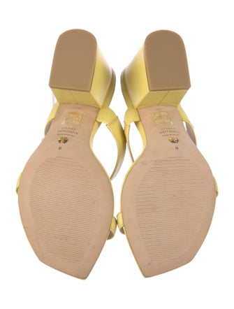 Stuart Weitzman Leather Slides