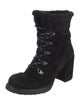 Stuart Weitzman Suede Lace-Up Boots