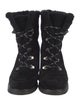 Stuart Weitzman Suede Lace-Up Boots